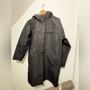 Eddie Bauer Women's Rainfoil Waterproof Hooded Trench Coat